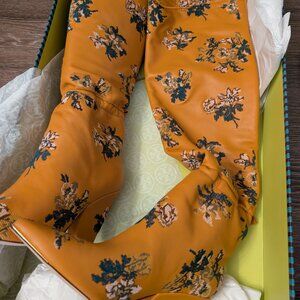 Embroidered Nappa Leather Boots